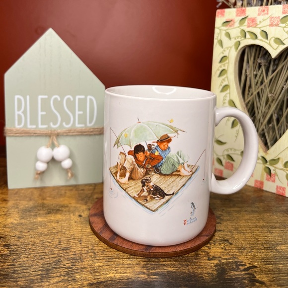 Set of 4 Vintage Norman Rockwell Collectors Mugs 1987 Museum Collections, Inc. - Picture 8 of 15